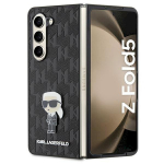 Karl Lagerfeld KLHCZFD5SAPKINPK Z Fold5F946 Hardcase Saffiano Monogram Ikonik Pin / black