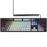 Mechanical Keyboard LORGAR Azar 514 White with RGB Backlight, ENG layout