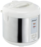 Steba RK 2 Rice Cooker, 1.8 L, Silver/White
