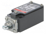 Limit switch | metal roller &Oslash;12mm | NO + NC | 10A | max.400VAC | PG11
