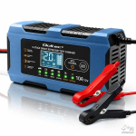 Qoltec Smart Battery Charger 12V 10A | Rectifier with repair function | MCU | Auto OFF | 9-stage charging | AGM, GEL, LiFePO4