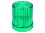 Signallers accessories: cloche | green | Series: WLK | IP65 | &Oslash;60x77mm