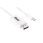 Club3D USB 3.1 t&uuml;&uuml;p C > DP 1.2 4K60Hz UHD 1,2m St/St kaabel jaem&uuml;&uuml;k