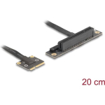 DELOCK adapter Mini PCIe pistik PCIe 3.0 x8 pesasse 90&deg;