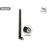 DELOCK WL-antenn RP-SMA 3-5dBi kallutatav liigend Black