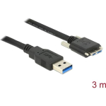 USB3.0 kaabel Delock A -> Micro-B St/St 3.00m kruviga