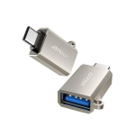 Joyroom Adapter, Mees Type-C 3.2 kuni Naine USB koos n&ouml;&ouml;riauguga, Silver (S-H151)