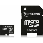 M&auml;lukaart Transcend Premium MicroSDXC 64 GB Class 10 UHS-I/U1 (TS64GUSDU1)