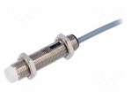Sensor: capacitive | Range: 0&divide;4mm | Output conf: PNP / NO | Mat: metal