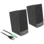DELOCK Stereo 2.0 arvutik&otilde;lar 3,5mm pistik USB