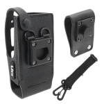 Hard Leather Carry Case Belt Loop for MTP810Ex Radio