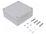 Enclosure: multipurpose | X: 122mm | Y: 124mm | Z: 55mm | TG ABS | ABS