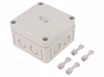 Enclosure: multipurpose | X: 94mm | Y: 94mm | Z: 57mm | TK PS | grey | IP66