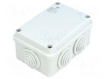 Enclosure: junction box | X: 70mm | Y: 105mm | Z: 50mm | wall mount | IP55