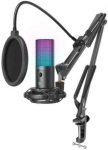 Headphone with microphone FIFINE T669 Pro 3 with RGB Lighting and Stand