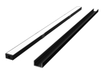 Another product iLike LED profilu komplekts 2 m virsma melns ar opala vaku turetajiem un vaciniem