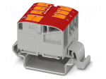 Splice terminal: rail | 24A | 690V | push-in | PA | L: 29.2mm | 0.14&divide;4mm2