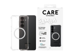 Back panel cover PanzerGlass  CARE by  Samba Case Transparent w. White Qi Samsung New Galaxy S26 Plus |