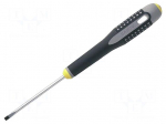Screwdriver | slot | 2,5x0,4mm | Blade length: 75mm