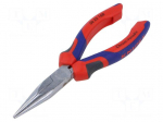 Pliers | half-rounded nose | for gripping,for bending | 160mm