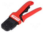 Tool: for crimping | terminals | 0.12&divide;0.08mm2 | 28AWG&divide;26AWG