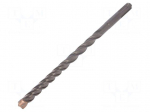 Drill bit | for concrete | &Oslash;: 10mm | L: 210mm | metal | cemented carbide