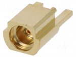 Socket | MMCX | female | angled 90&deg; | 50&Omega; | THT | on PCBs | teflon