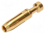 Contact | female | 1mm2 | 18AWG | Han E HMC | gold-plated | crimped | 16A