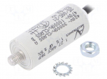 Capacitor: motors, run | 1.5uF | 470VAC | &Oslash;25x58.5mm | -25&divide;85&deg;C | &plusmn;5%