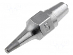 Nozzle: desoldering | 0.7x1.9mm | for WEL.DSX80 desoldering iron