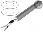 Wire | ProTekt | 2x22AWG | unshielded | 300V | PVC | 50m | Cu | stranded