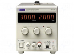Power supply: laboratory | single-channel,linear | 0&divide;30VDC | 0&divide;2A