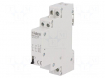Relay: installation | bistable | NO x2 | Ucoil: 230VAC | 17.6x90x65mm