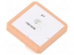 Antenna | GPS | 5.3dBi | 1,575GHz | 25x25x4.5mm