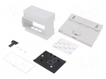 Enclosure: for computer | ODROID C1+ | ABS | grey | X: 106.3mm | Z: 62mm