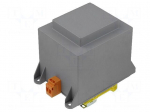 Transformer: encapsulated | 200VA | 230VAC | 230V | 860mA | 3.6kg | IP00