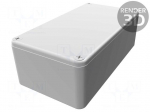 Enclosure: multipurpose | X: 60mm | Y: 112mm | Z: 38mm | 1590 | aluminium