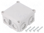 Enclosure: junction box | X: 81.9mm | Y: 81.9mm | Z: 46mm | IP54