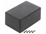 Enclosure: multipurpose | X: 70mm | Y: 105mm | Z: 50mm | TW | ABS | black