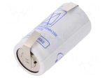 Re-battery: Ni-MH | SubC | 2200mAh | 1.2V | soldering lugs | &Oslash;22x42.7mm