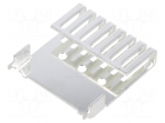 Heatsink: extruded | TO126 | silver | L: 44.7mm | W: 44.5mm | H: 10.2mm