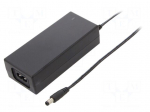 Power supply: switching | 12VDC | 5A | Out: 5,5/2,1 | 60W | 90&divide;264VAC