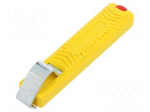 Stripping tool | &Oslash;cable: 8&divide;28mm | Wire: round | Tool length: 132mm