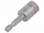 Screwdriver bit | 6-angles socket | 1/4" | HEX 10mm