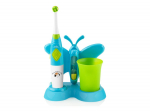ETA | Toothbrush with water cup and holder | Sonetic  ETA129490080 | Battery operated | For kids | Number of brush heads included 2 | Number of teeth brushing modes 2 | Blue