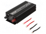 Converter: DC/AC | 1000W | Uout: 230VAC | 21&divide;31VDC | Ppeak: 2000W | 24V