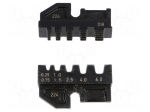 Crimping jaws | solder sleeves | 0.5&divide;6mm2