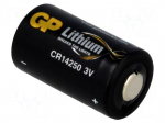 Battery: lithium | 1/2AA | 3V | 800mAh | non-rechargeable | &Oslash;14.3x25mm