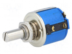 Potentiometer: shaft | multiturn | 2k&Omega; | 1W | &plusmn;5% | 6.35mm | linear | IP40