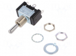 Switch: toggle | Pos: 3 | SP3T | ON-OFF-ON | 15A/125VAC | ET | on panel